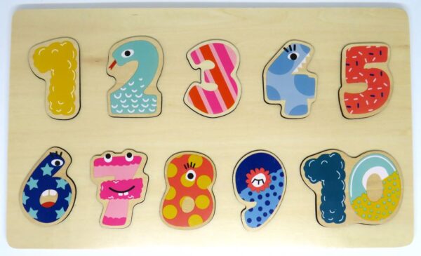 Tweedehands speelgoed puzzel tellen t/m 10