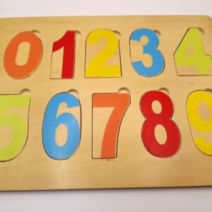 Tweedehands houten puzzel leren tellen