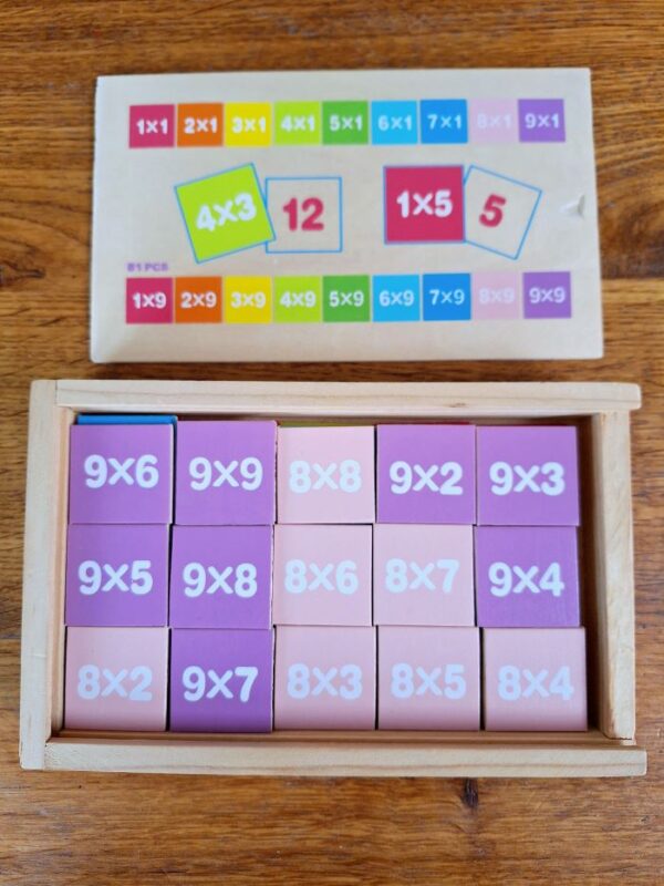 Tweedehands houten spel keersommen