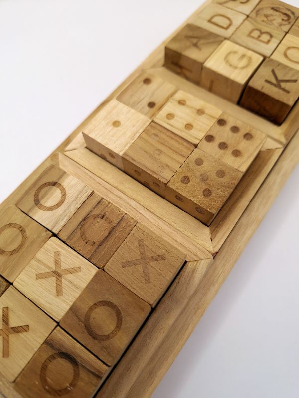 Houten spel - 3 in 1