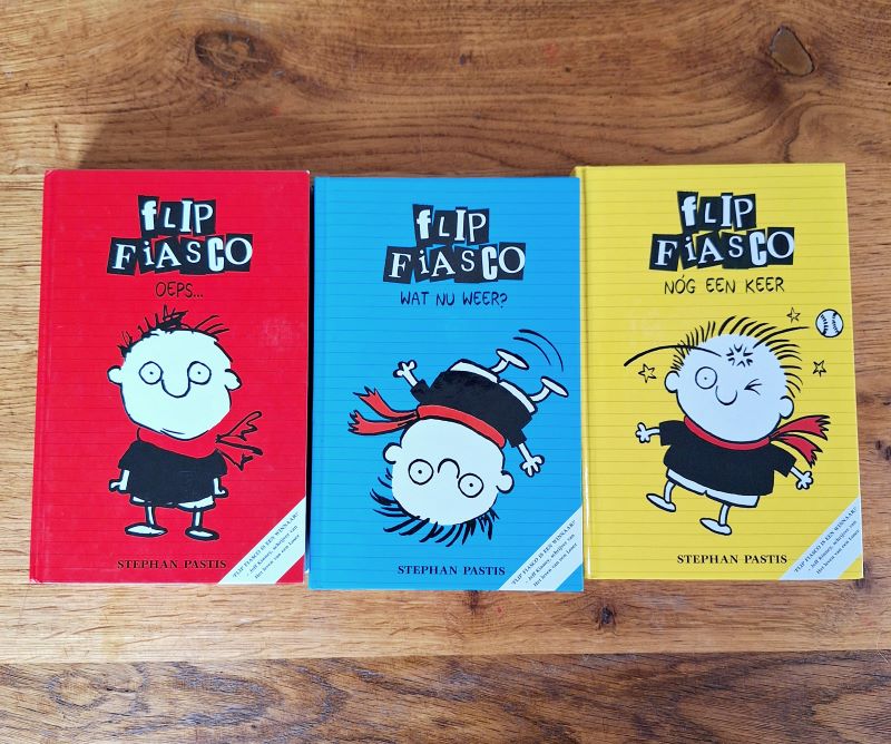 Boek - Flip Fiasco deel 1, 2 & 3