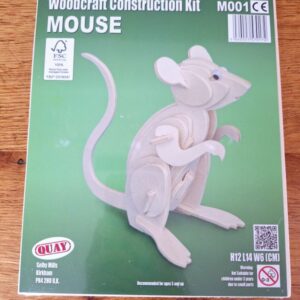 Houten bouwset muis