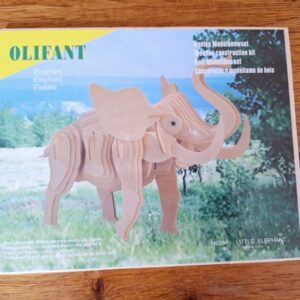 Houten bouwset olfiant