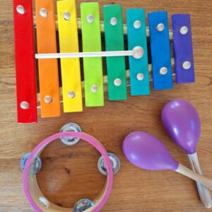 Tweedehands muziekset regenboog