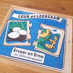 Houten puzzel - Ervoor & erna