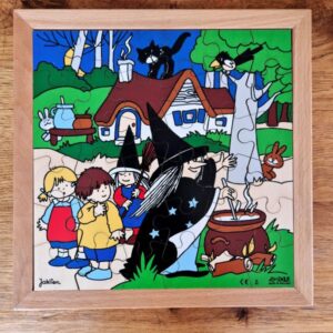 Tweedehands houten puzzel Rolf heks