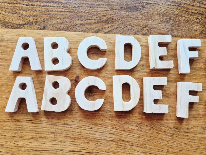 Houten letters - Afbeelding 3