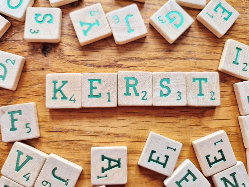 Scrabbleletters groen - Afbeelding 4